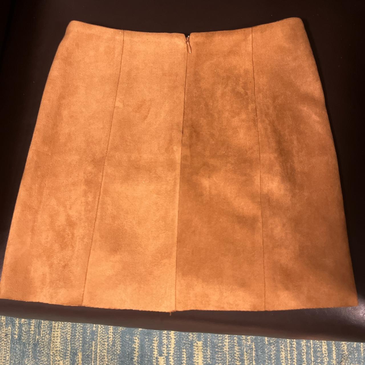 Forever 21 Women's Khaki and Tan Skirt Depop