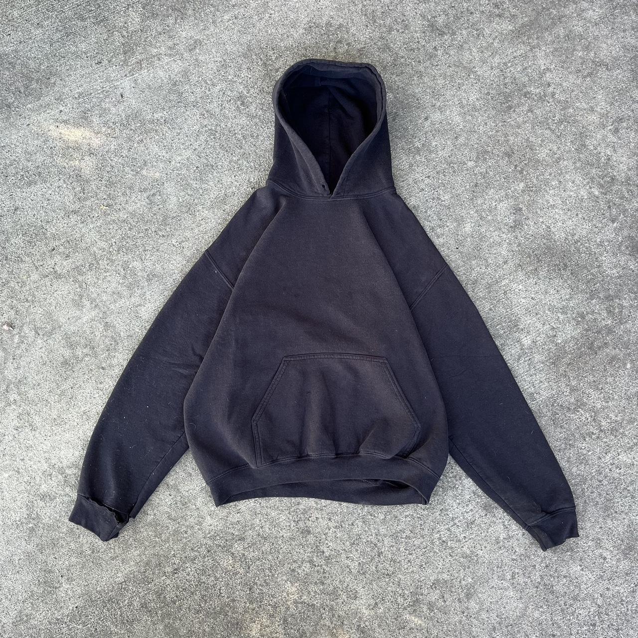 American Vintage Men's Black Hoodie | Depop