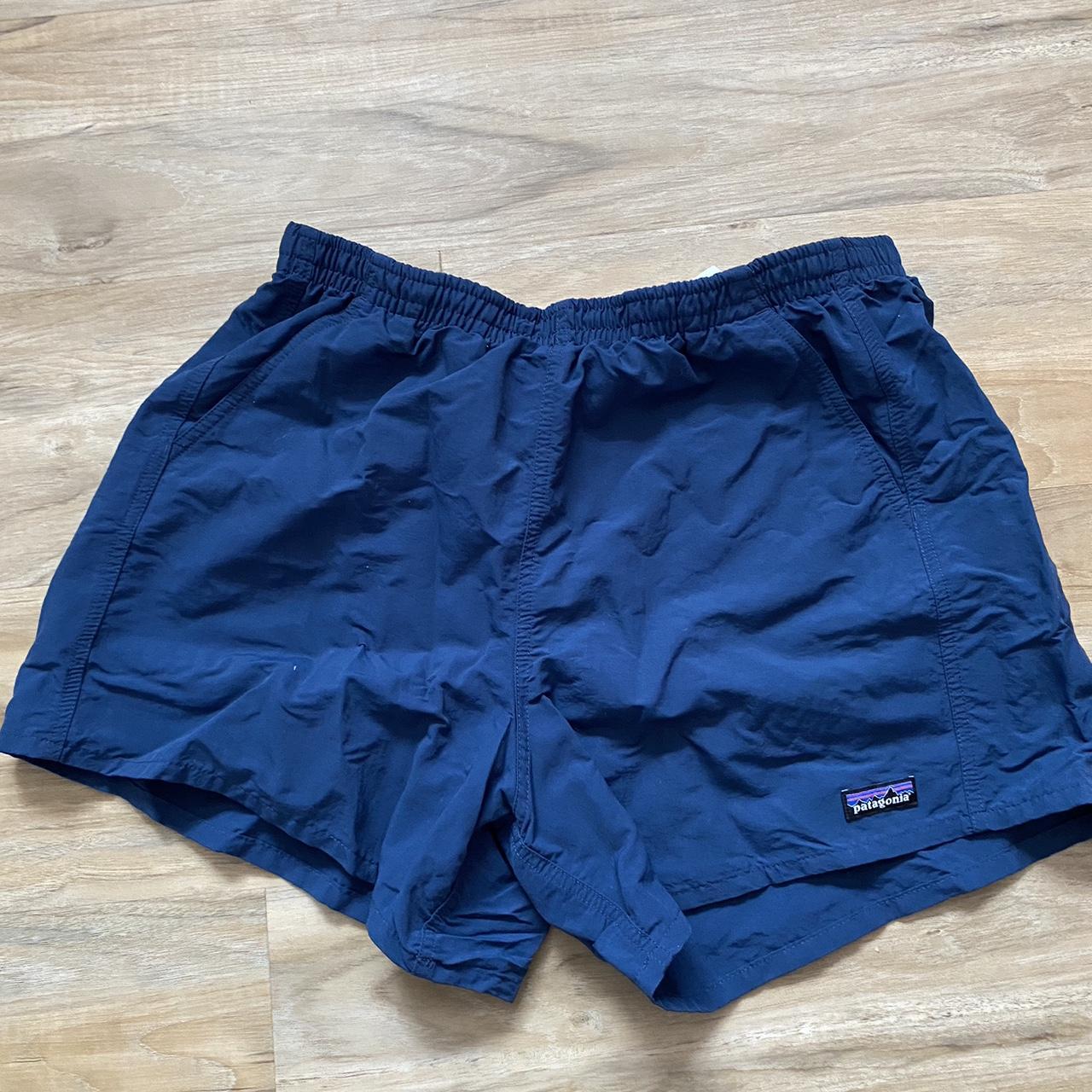 Patagonia Women's Navy Shorts | Depop