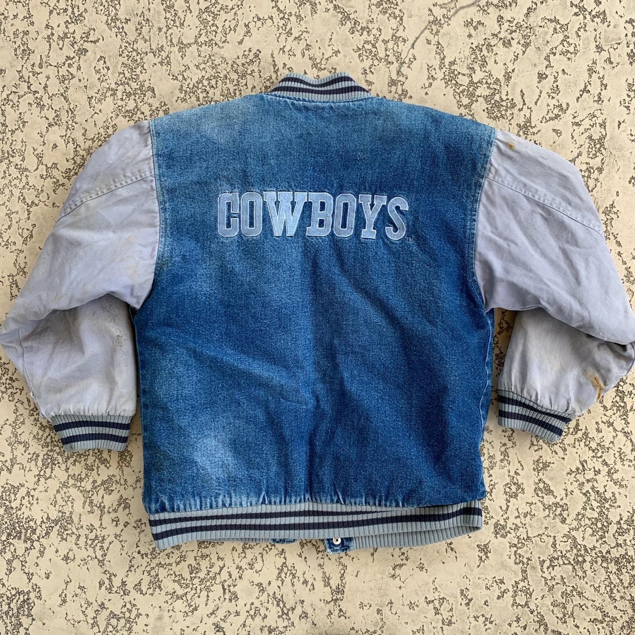 : Dallas Cowboys Kids' Ballistic Juniors Denim Jacket : Clothing,  Shoes & Jewelry