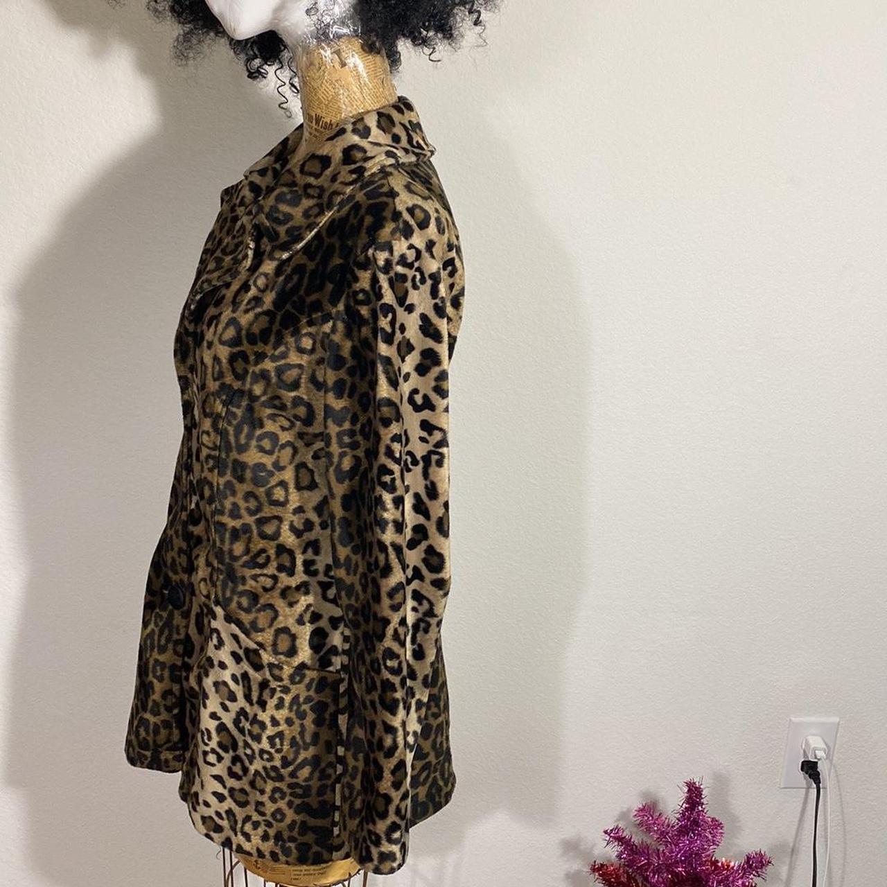 Vintage Frederick’s of Hollywood leopard print pea... - Depop