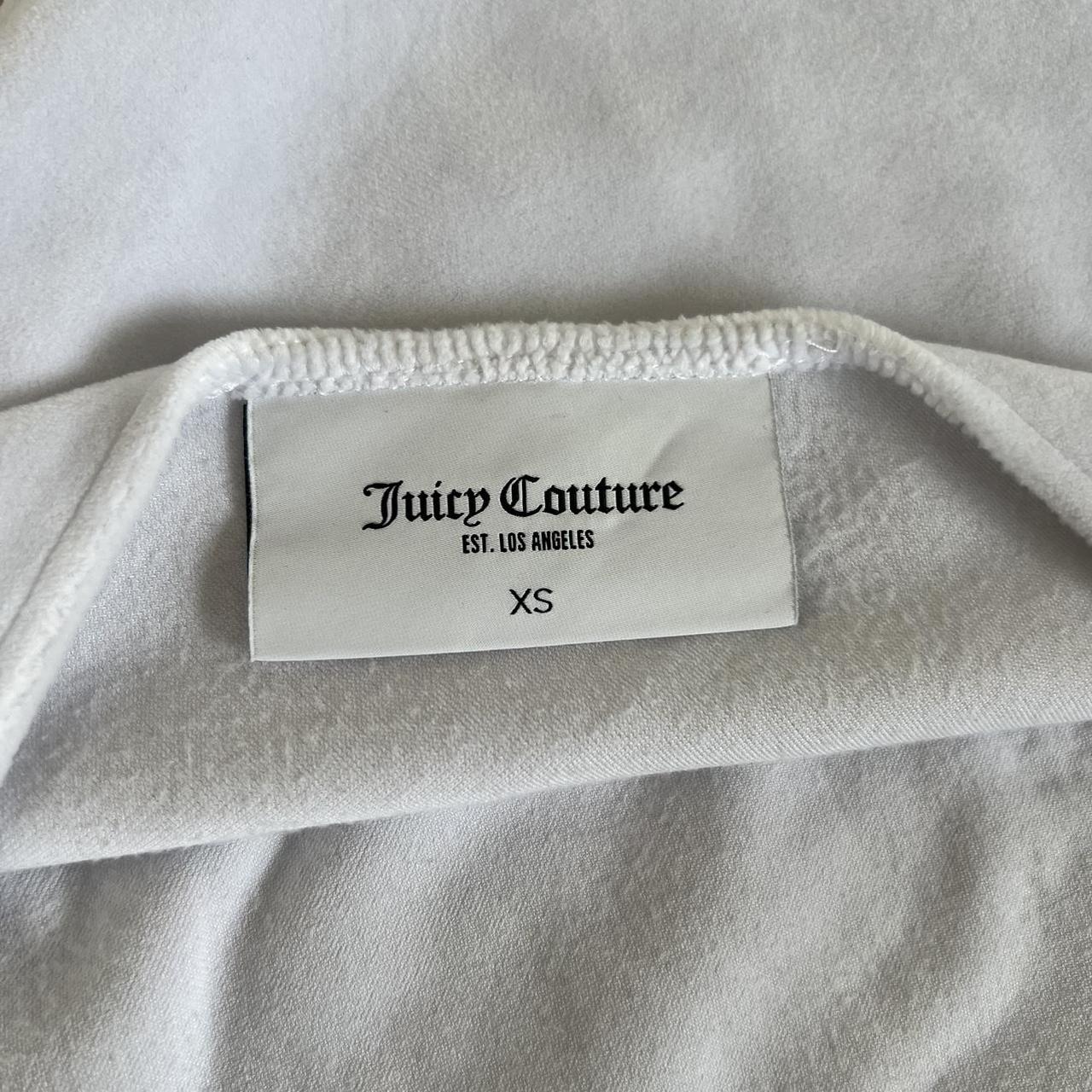 Juicy couture one shoulder velour top XS worn once - Depop