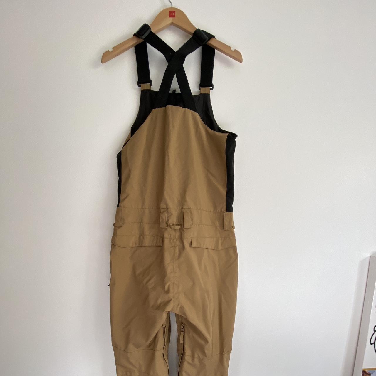 Men's Tan and Khaki Dungareesoveralls Depop
