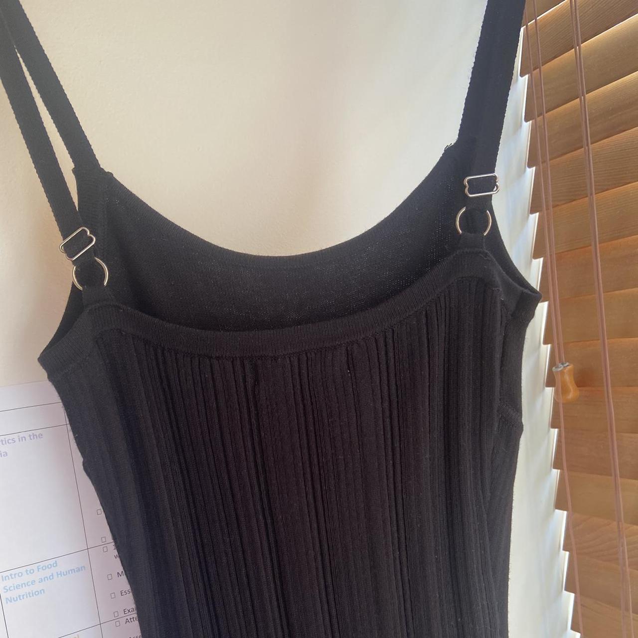 GLASSONS black bodycon maxi dress Size XS colour... Depop