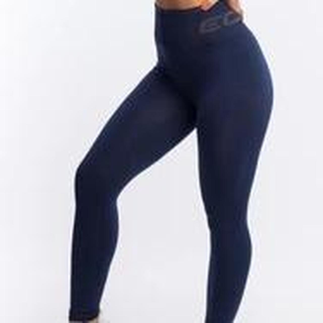 ECHT Arise Return Leggings Dark Blue Size... Depop