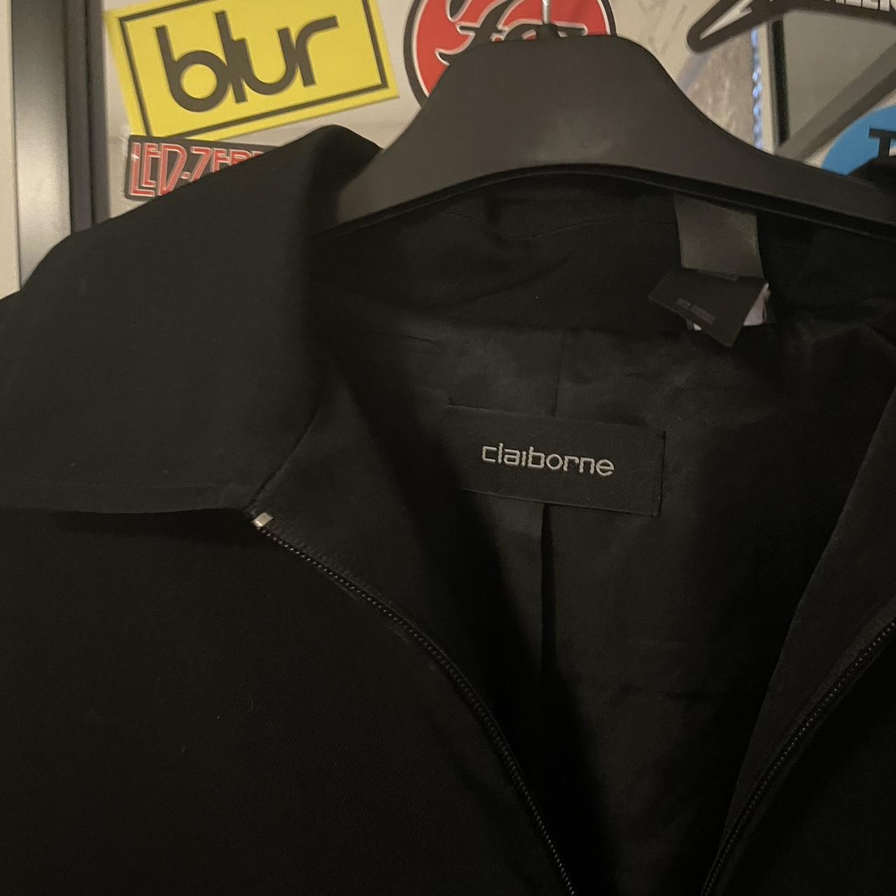 Liz Claiborne Men's Black Jacket | Depop