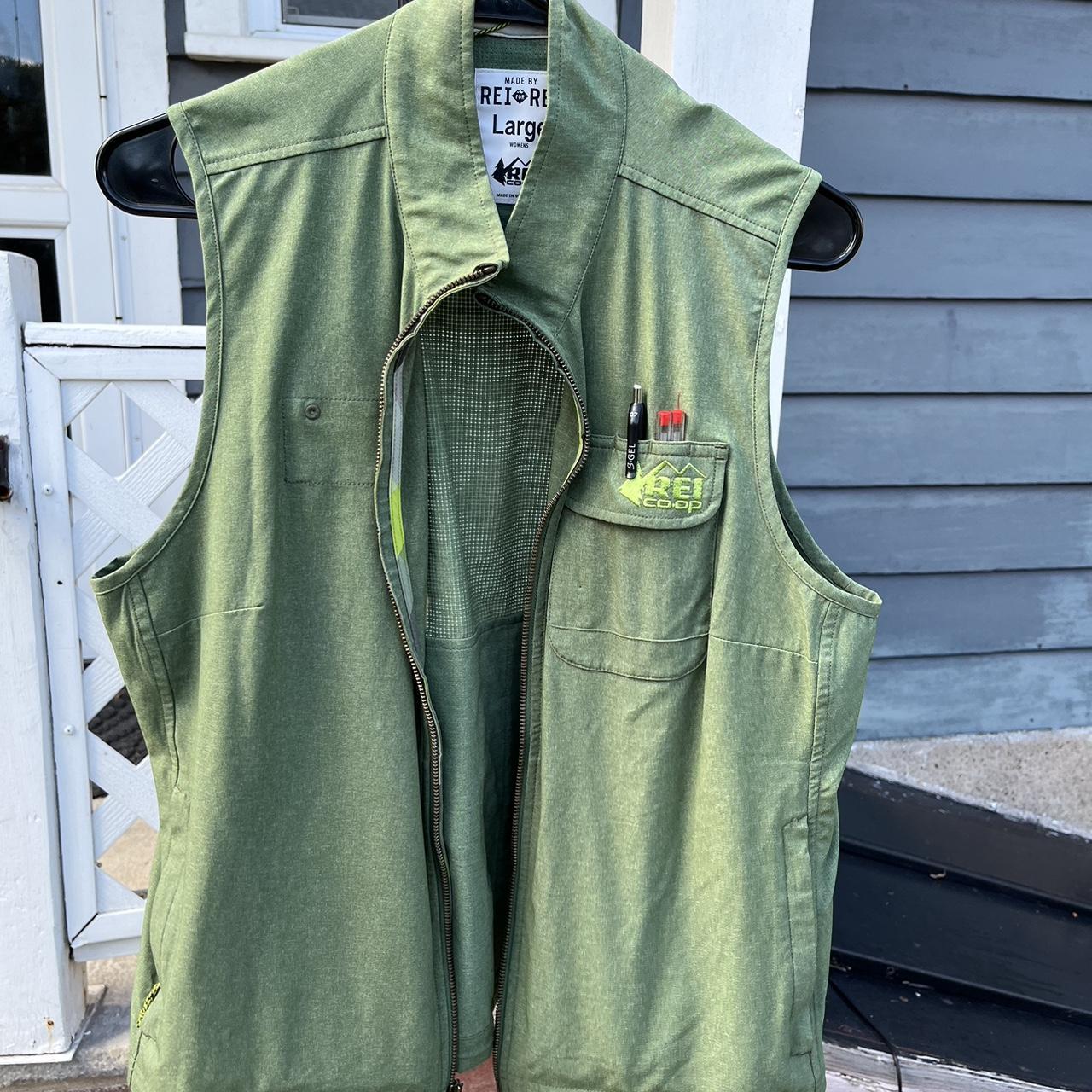 REI co op green work vest. Size large #REI #outdoors... - Depop