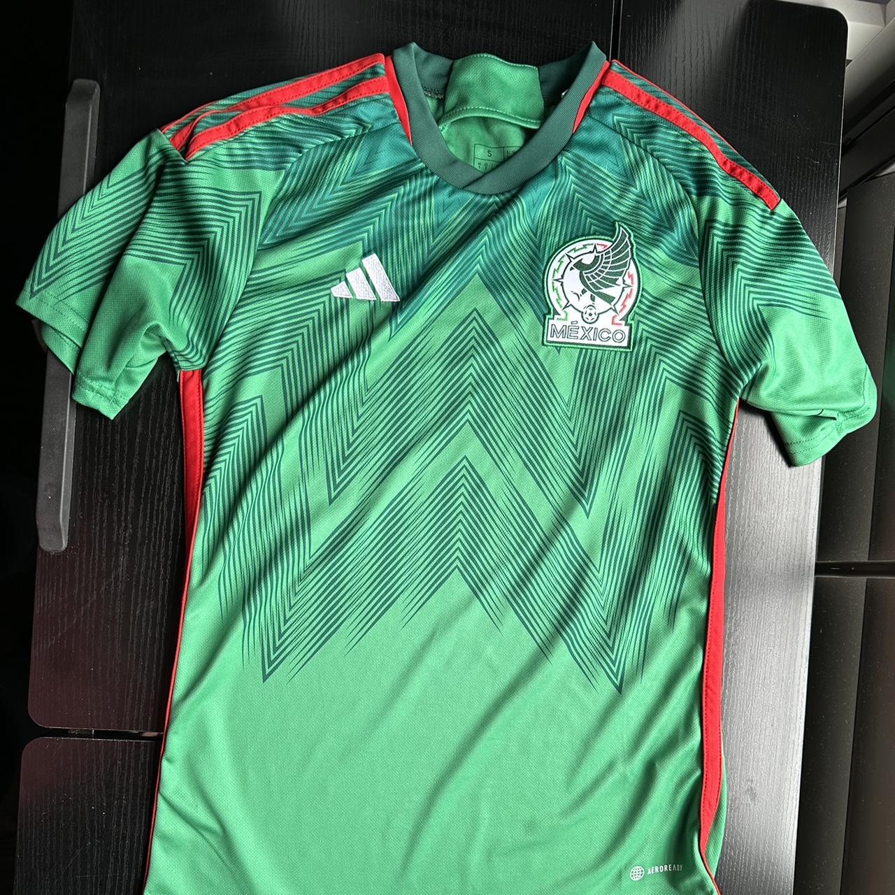 Adidas 2018 World Cup Mexico Jersey with Rafa - Depop