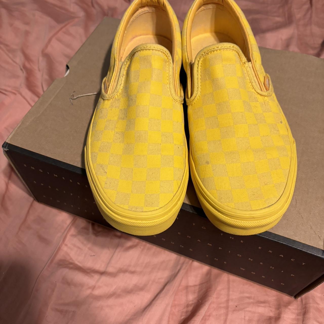 All yellow clearance vans slip on