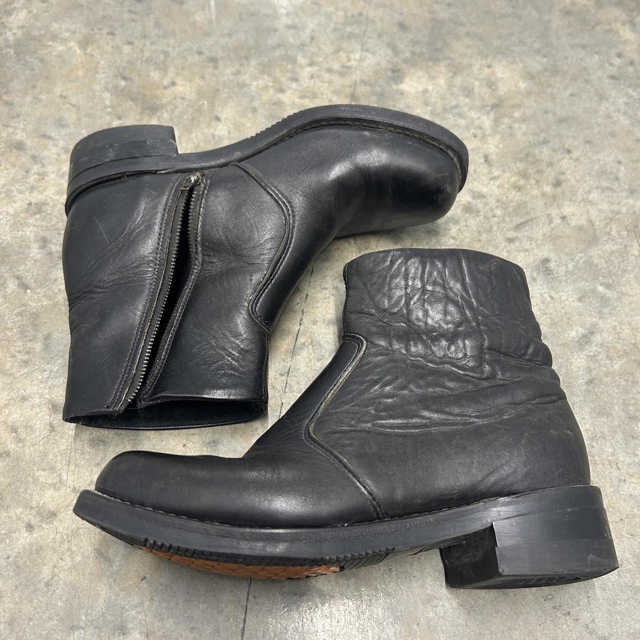 Double h best sale zipper boots