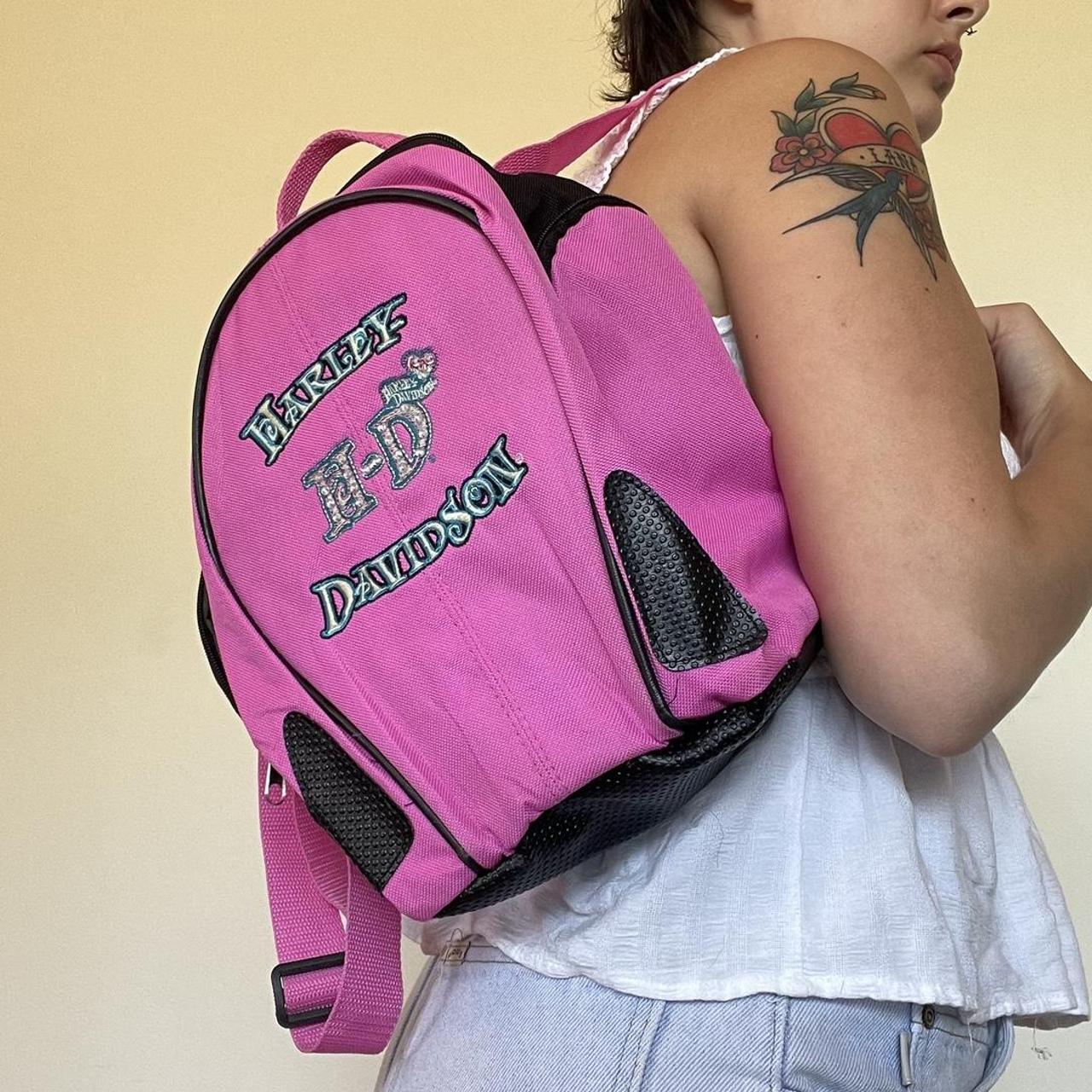 Harley Davidson Pink Bag Depop