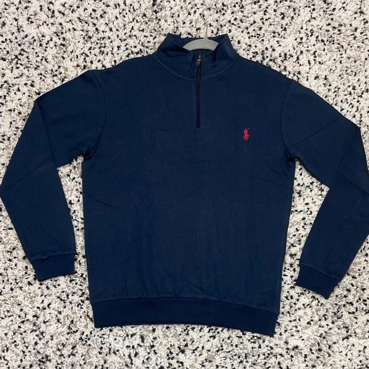 Ralph Lauren Men's Navy Sweatshirt | Depop