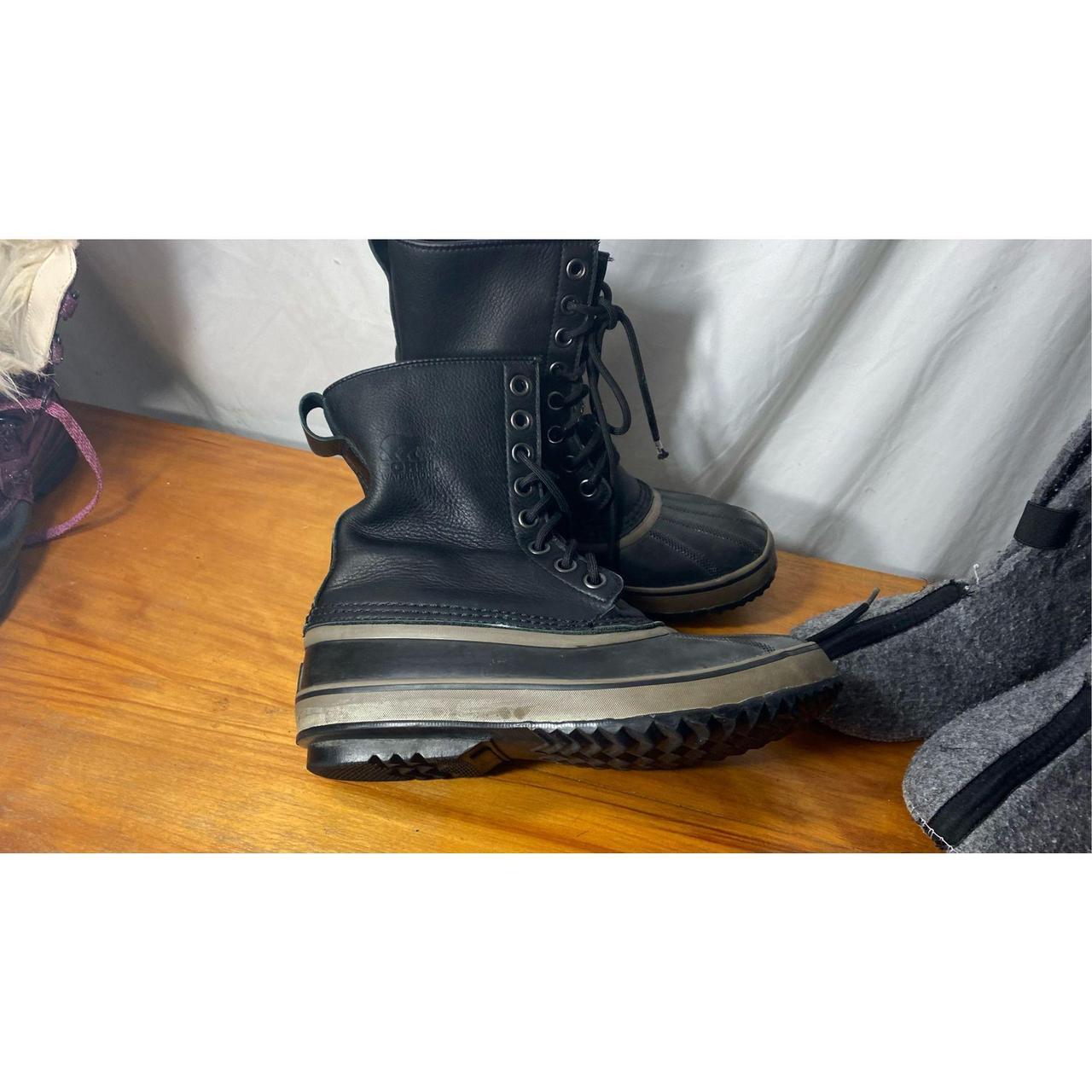 sorel patent leather boots