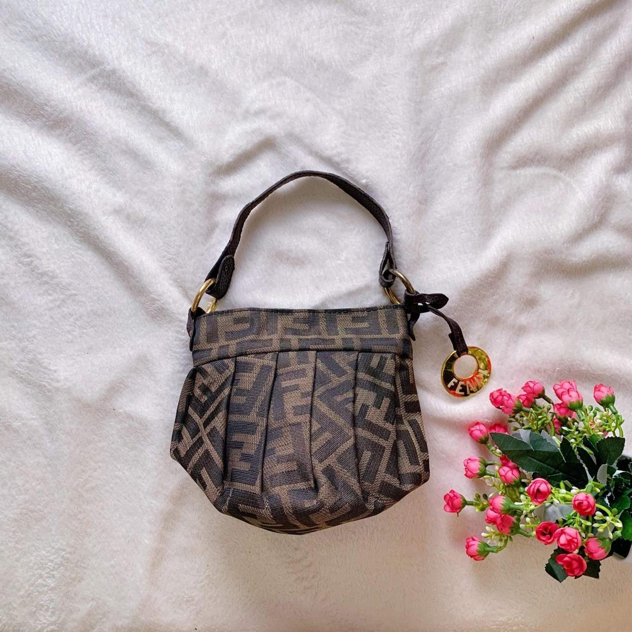 Authentic vintage Fendi Zucca mini tote Like new - Depop