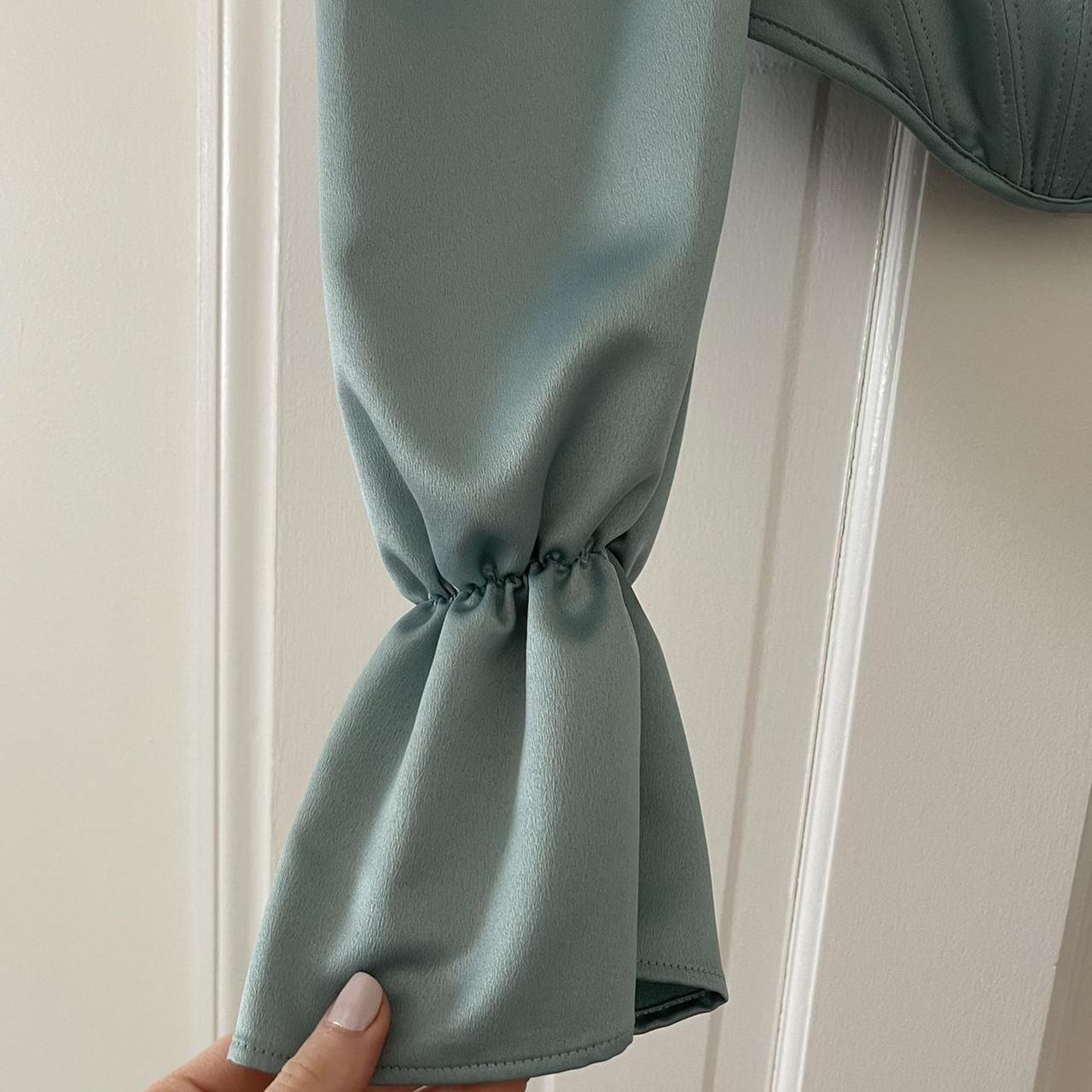 Zara Women's Blue and Green Corset (3)