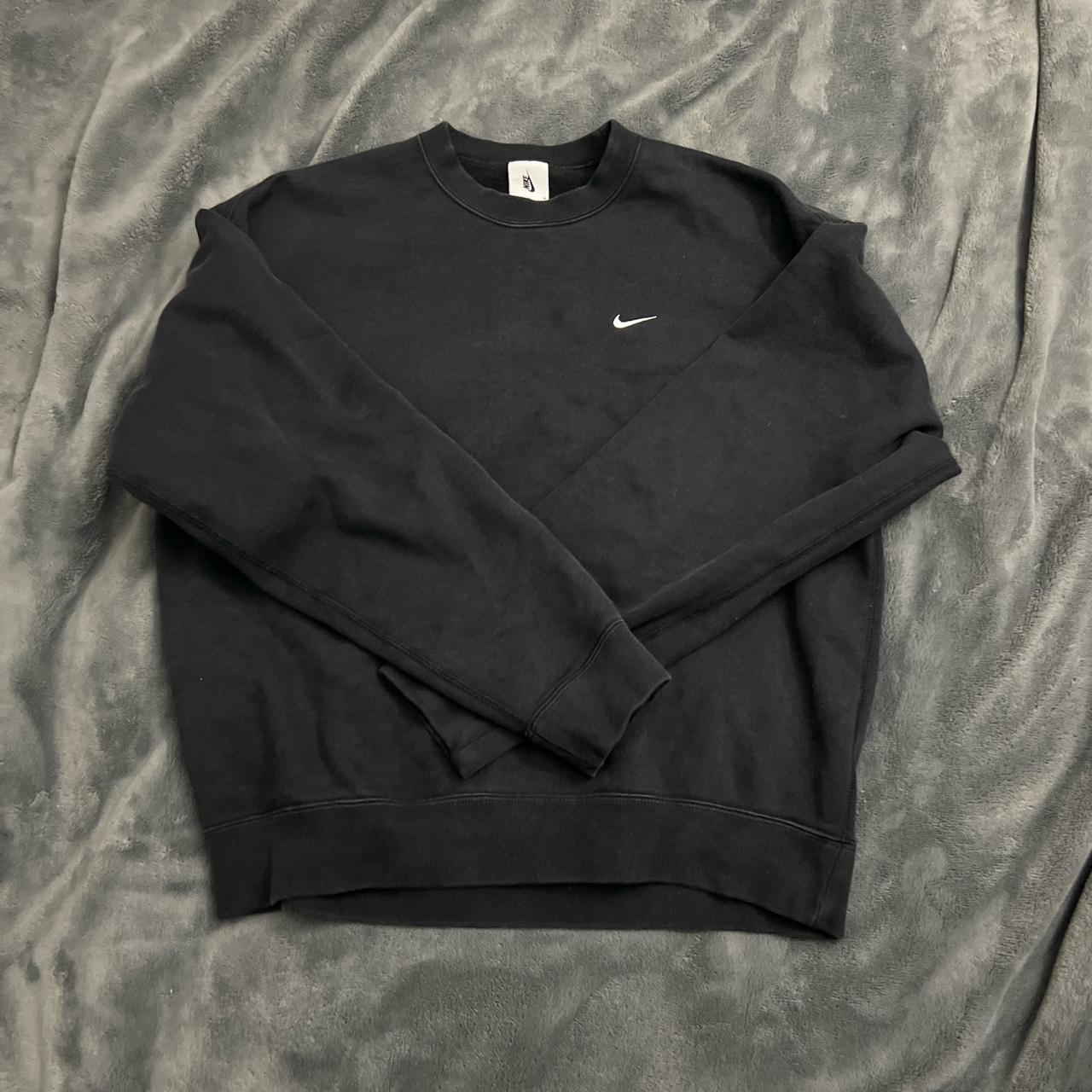 Nike Men's Black Sweatshirt | Depop