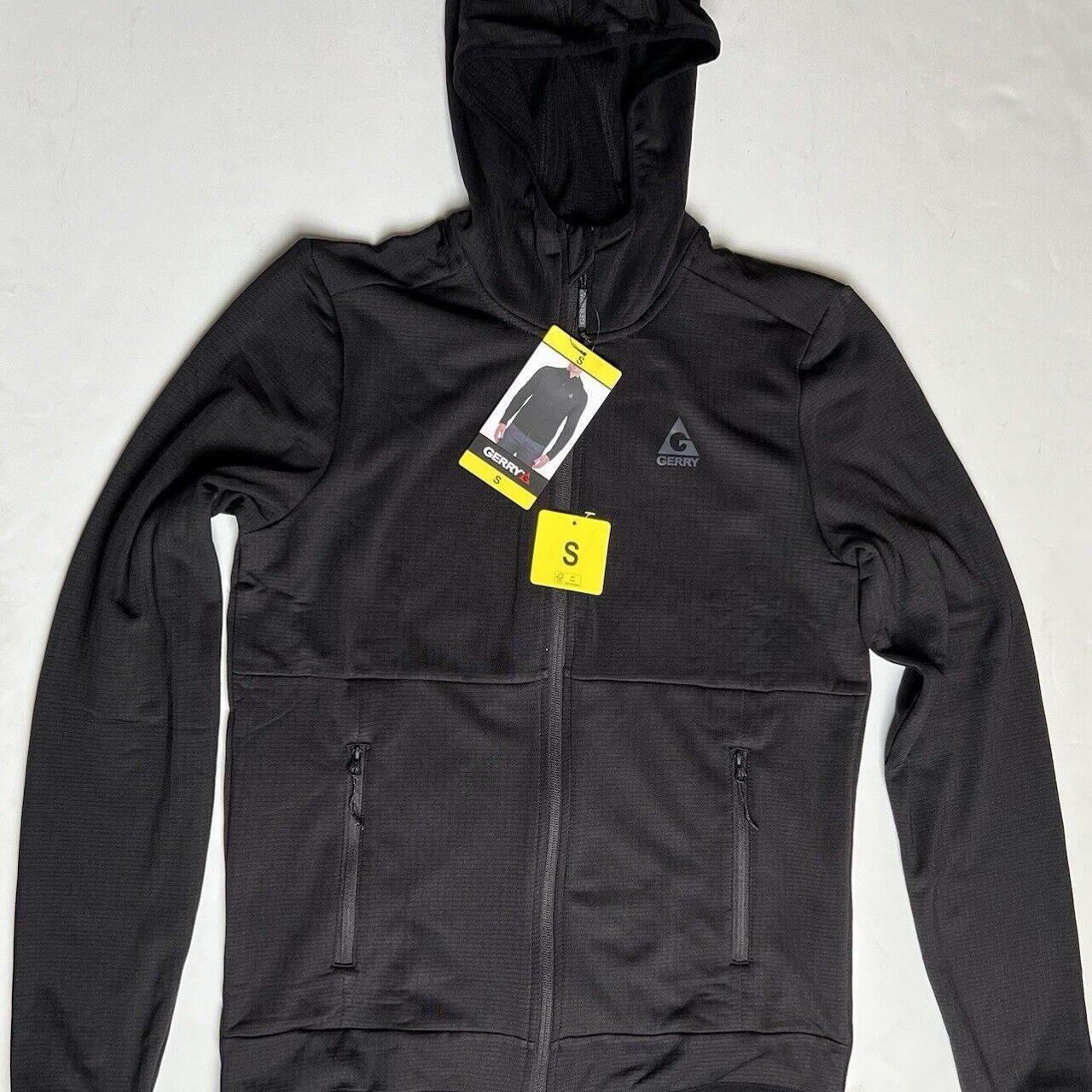 Gerry Full Zip Quilted Hoodie Black Men s Fleece