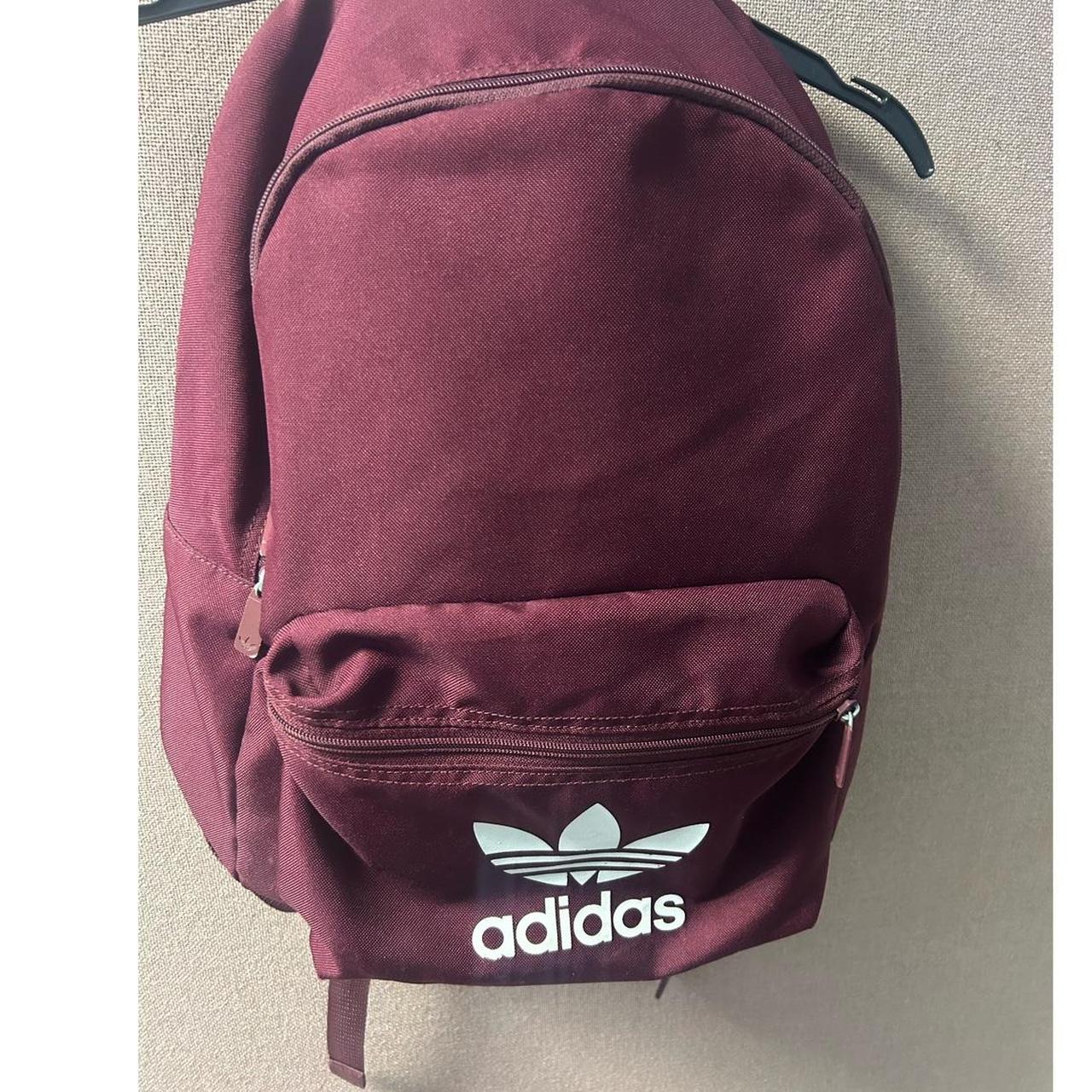 Adidas bag burgundy on sale