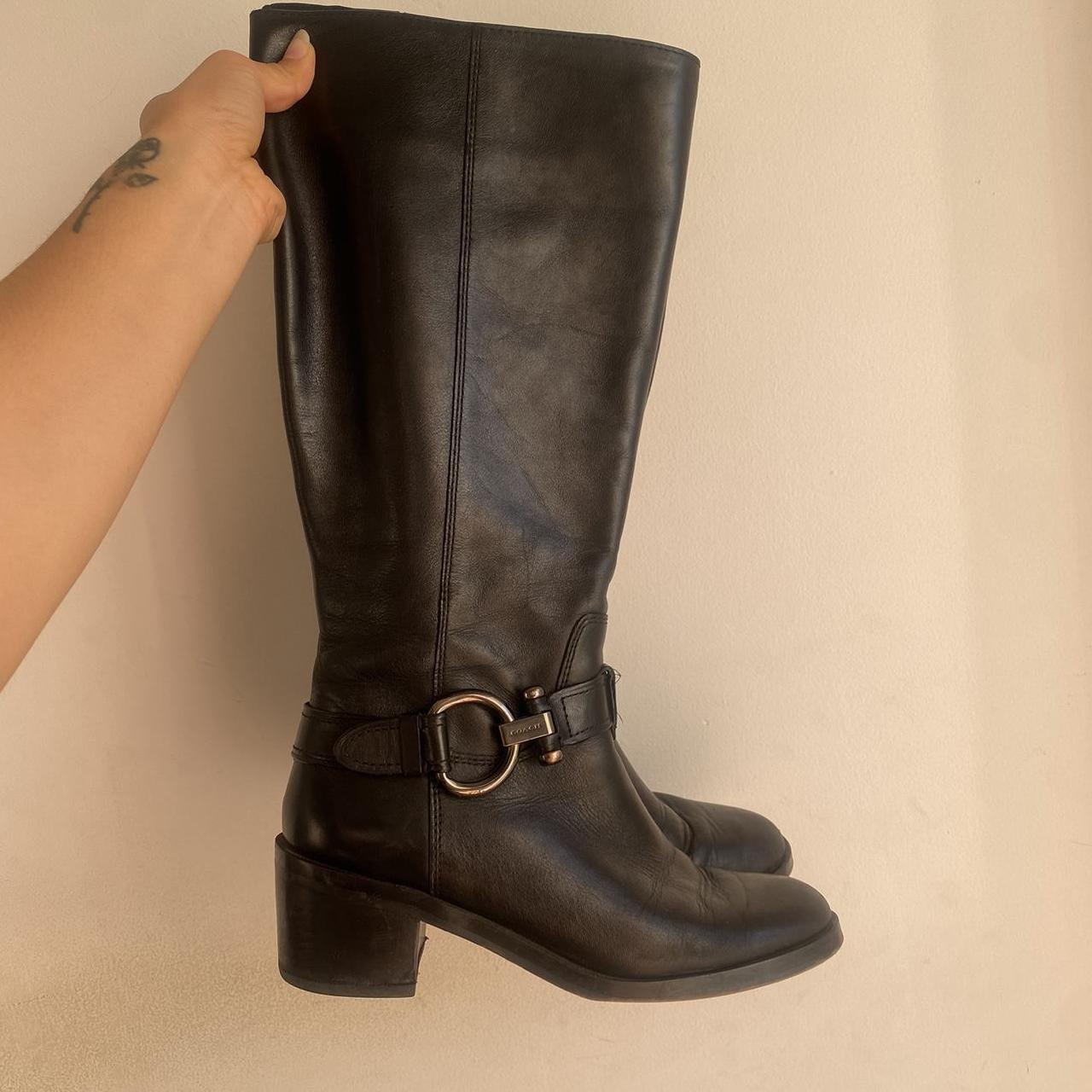 Coach carolina riding on sale boots