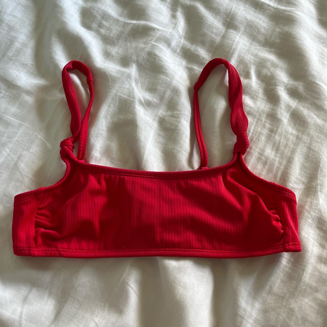 Red bikini top from Target Pads removed - Depop