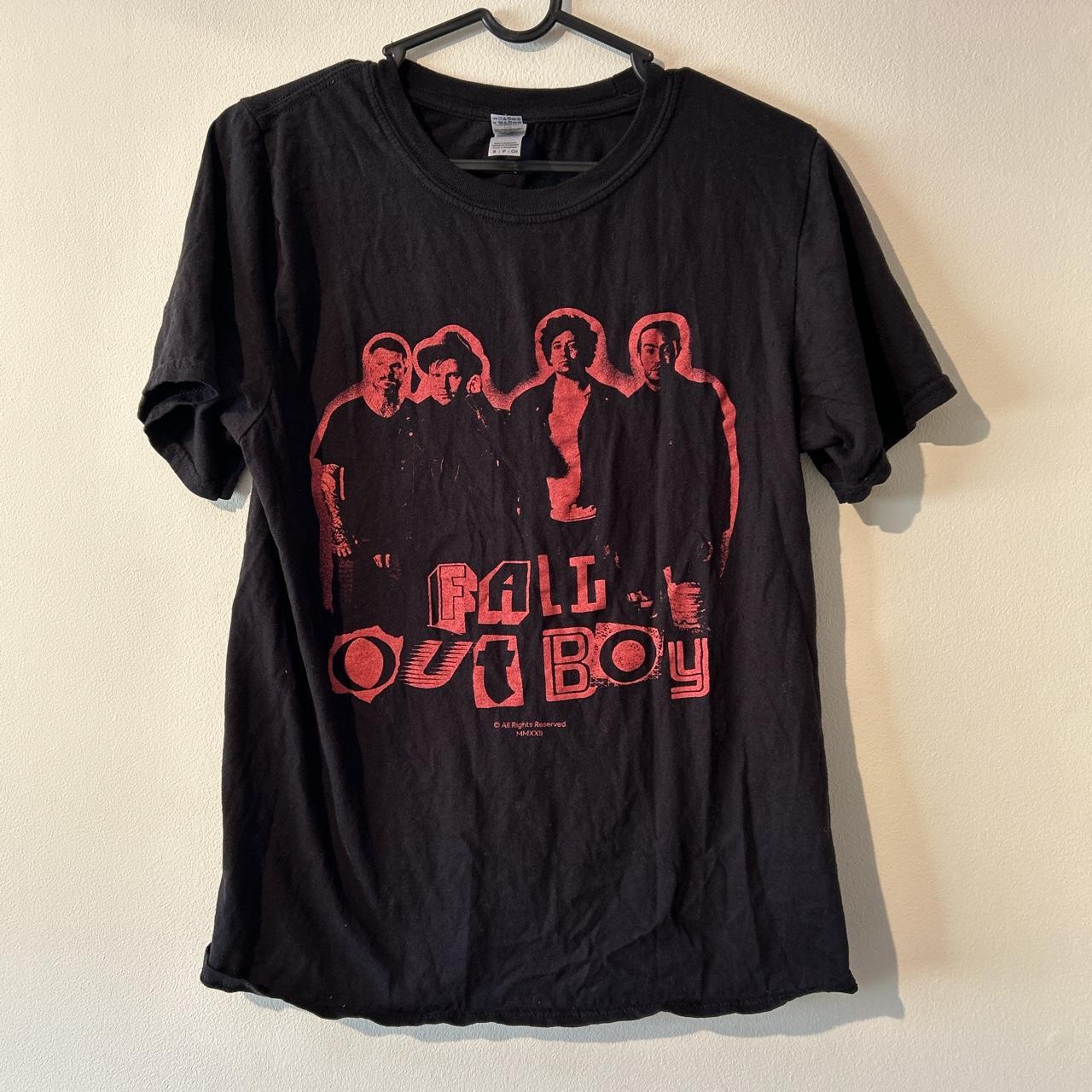 Fall out boy tshirt fob tour tshirt hella mega... - Depop