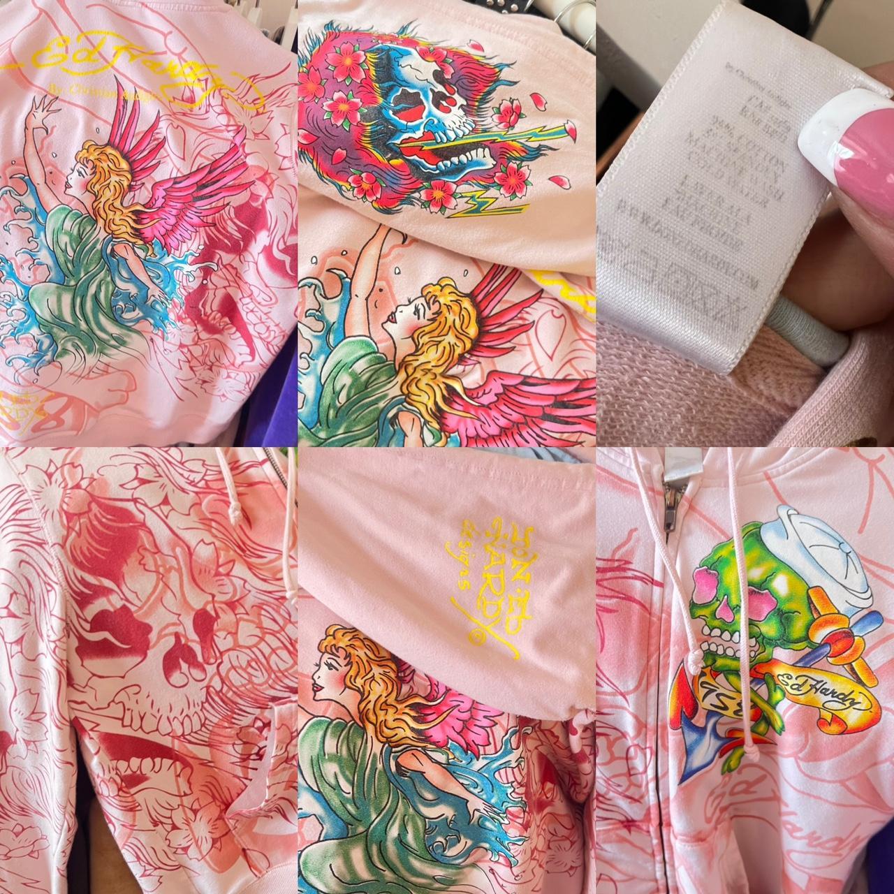 vintage 2000s cyber y2k rare 2005 insane ED HARDY | Depop