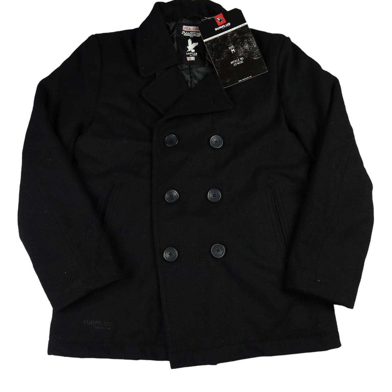 Surplus Raw Vintage Men's Pea Coat Vintage Jacket Depop