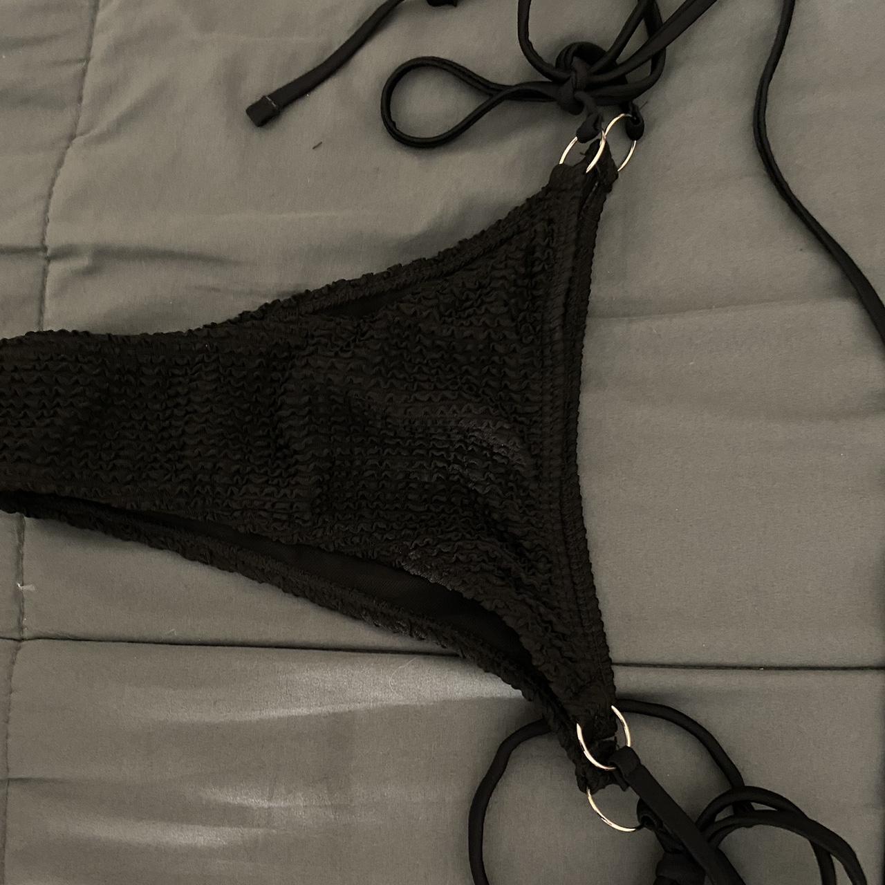 DEPOP PAYMENTS ONLY Black cross body bikini with... - Depop