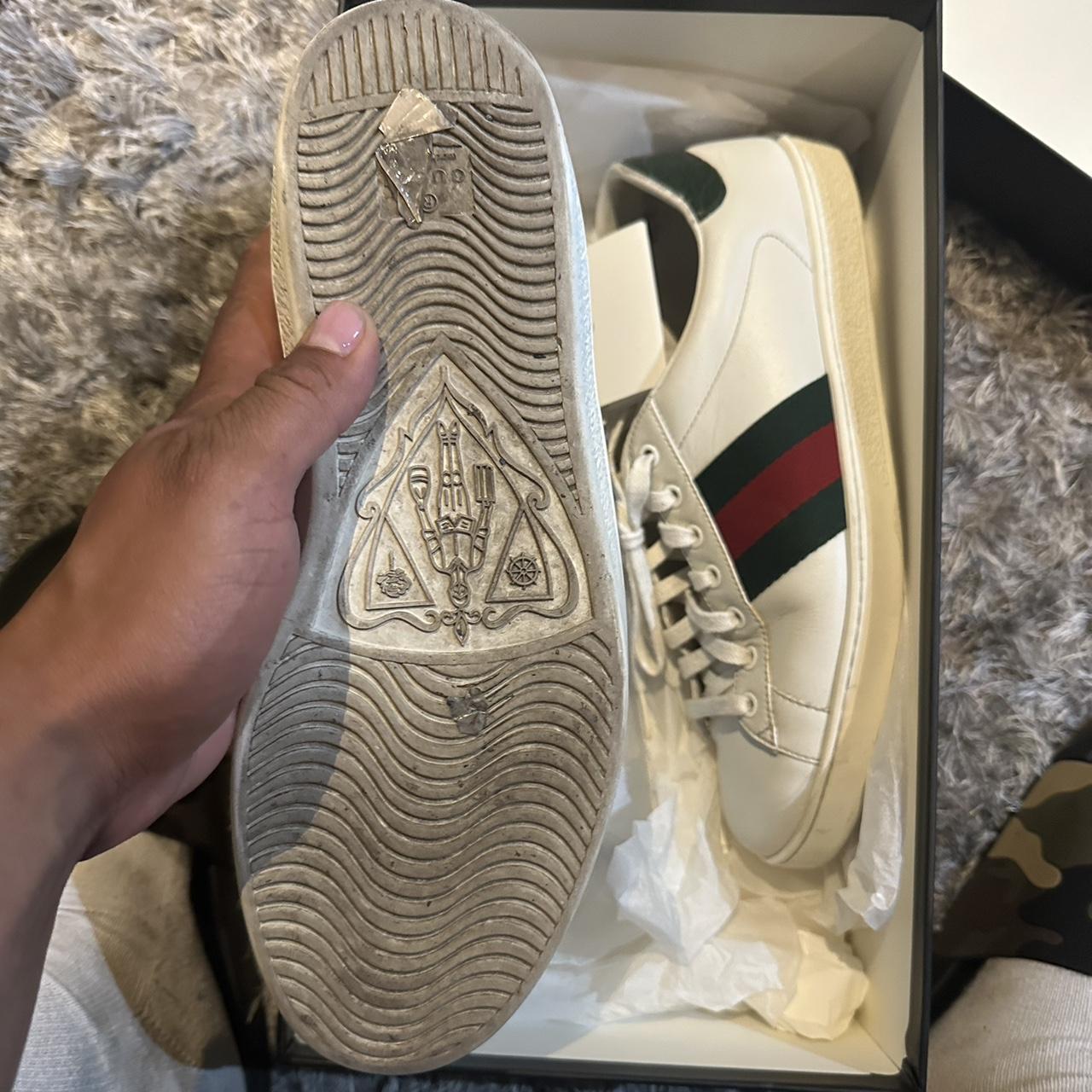 Gucci ace sneakers Comes with box Great... - Depop