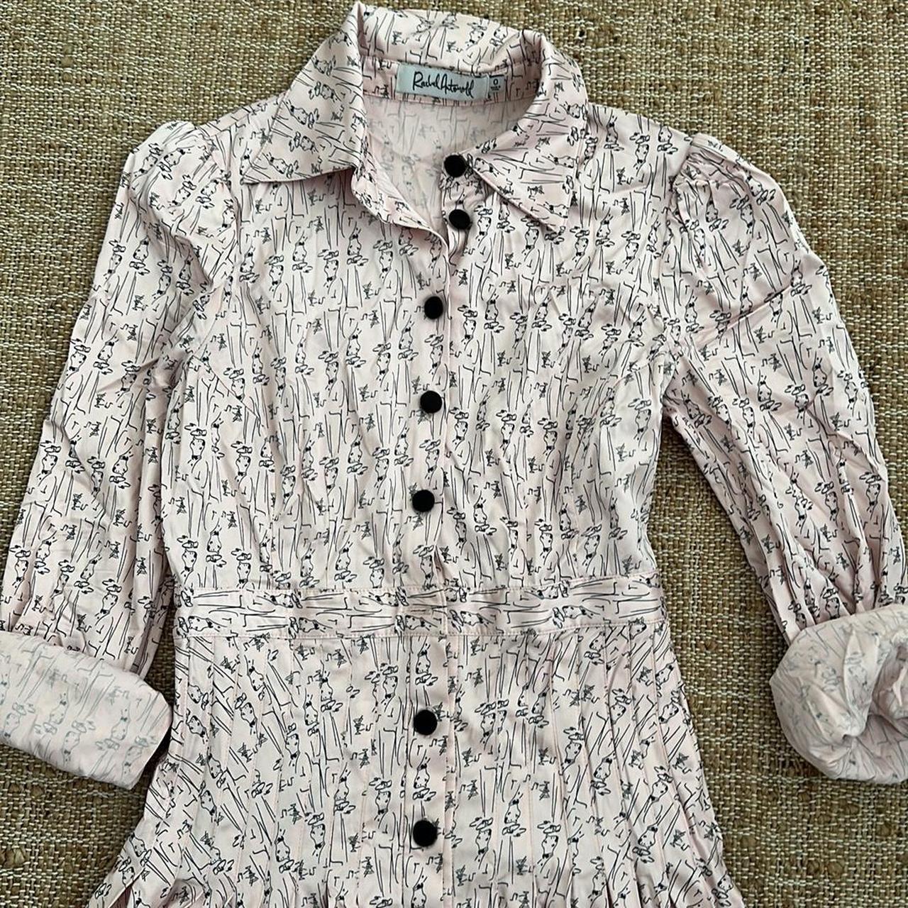 Rachel antonoff button shirt purchases sketch dress size 8