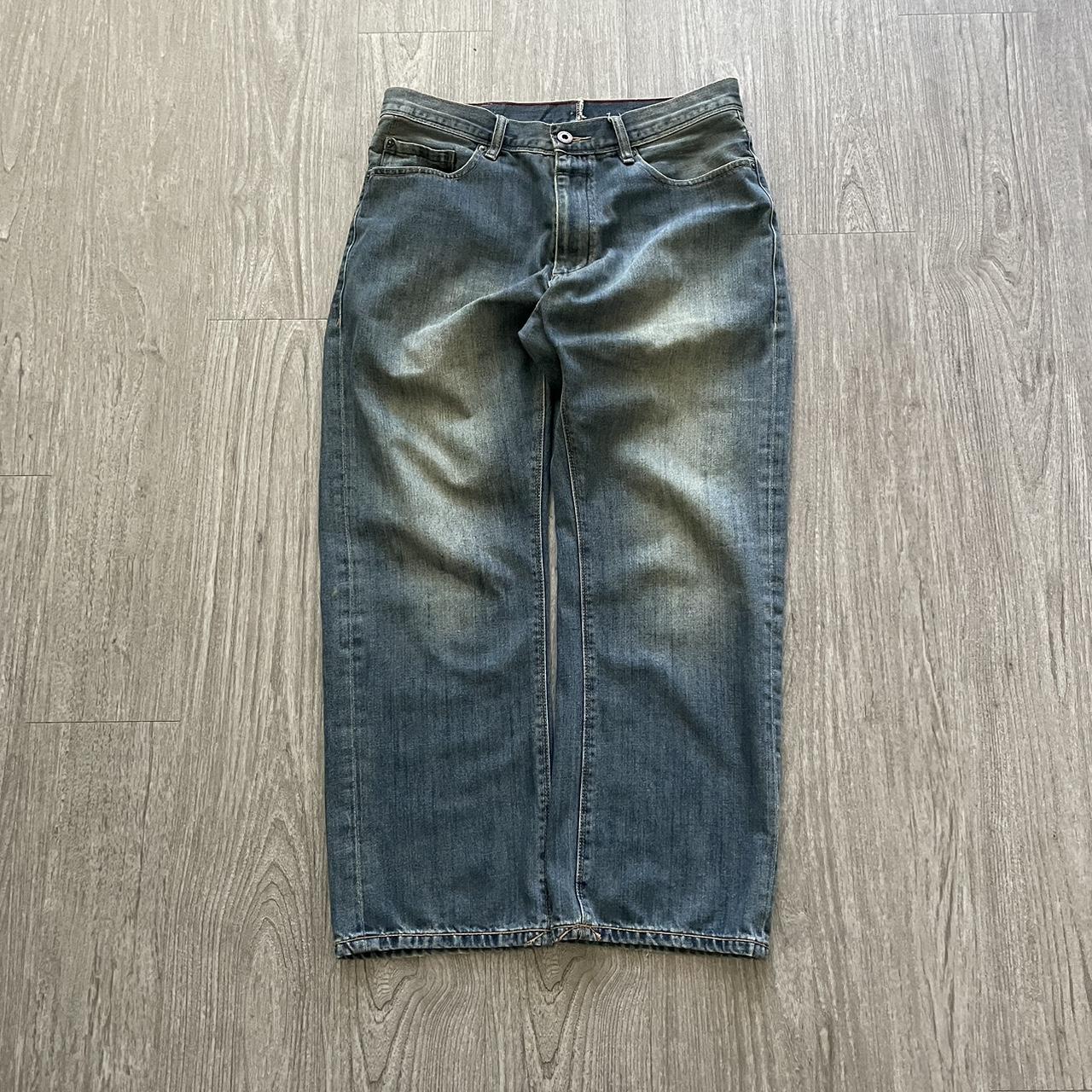 Denim baggy-jeans - Depop