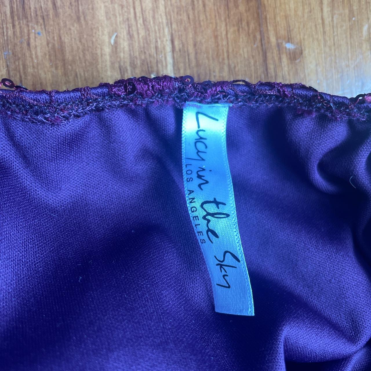 Lucy in the Sky Women's Purple Dress Depop