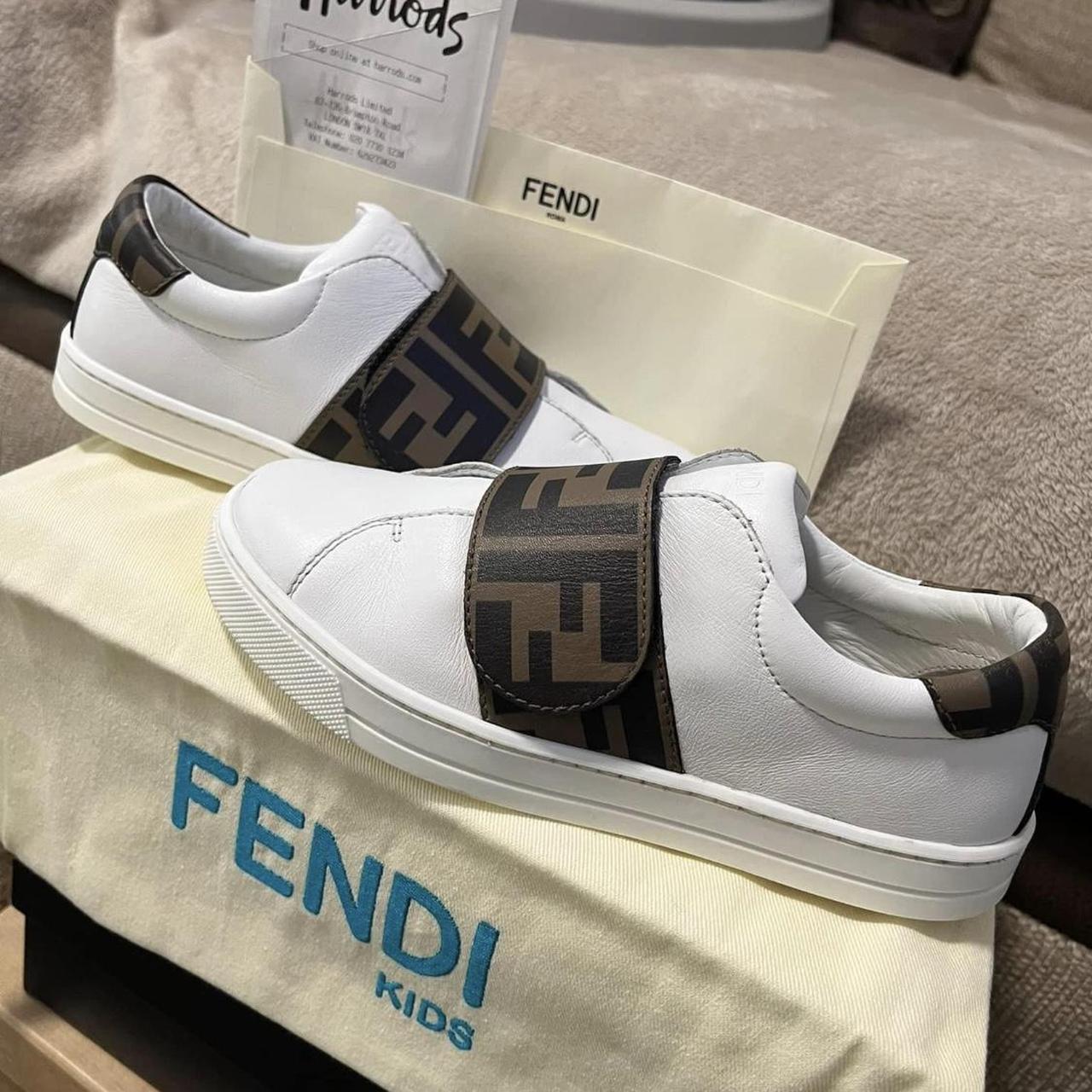 Fendi clearance kids trainers