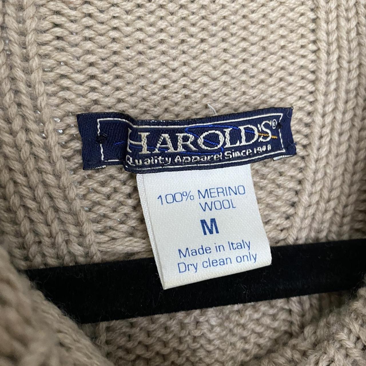 Vintage Merino Wool Fisherman Sweater Size medium.... - Depop