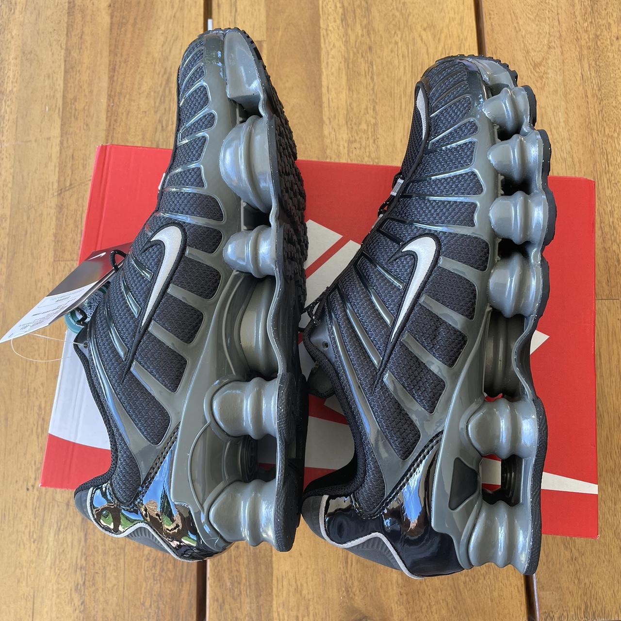 BLACK/GREY NIKE SHOX TL DS: Never worn Stock X... - Depop