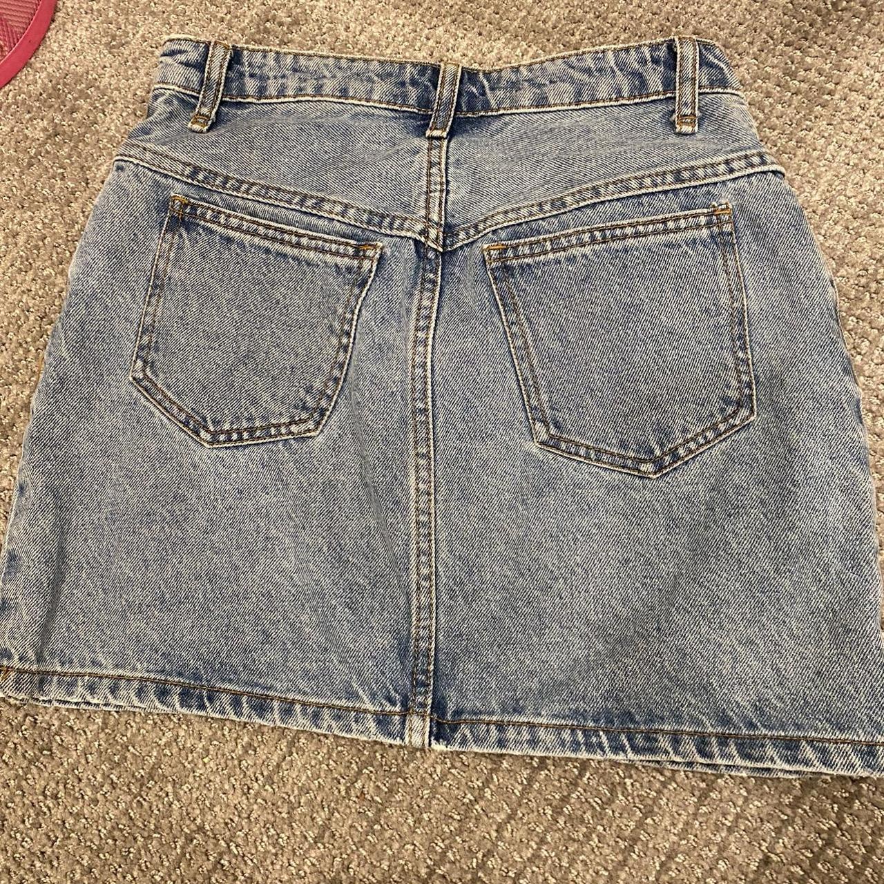 J. Galt (Brandy Melville) One size Jean Skirt.... Depop