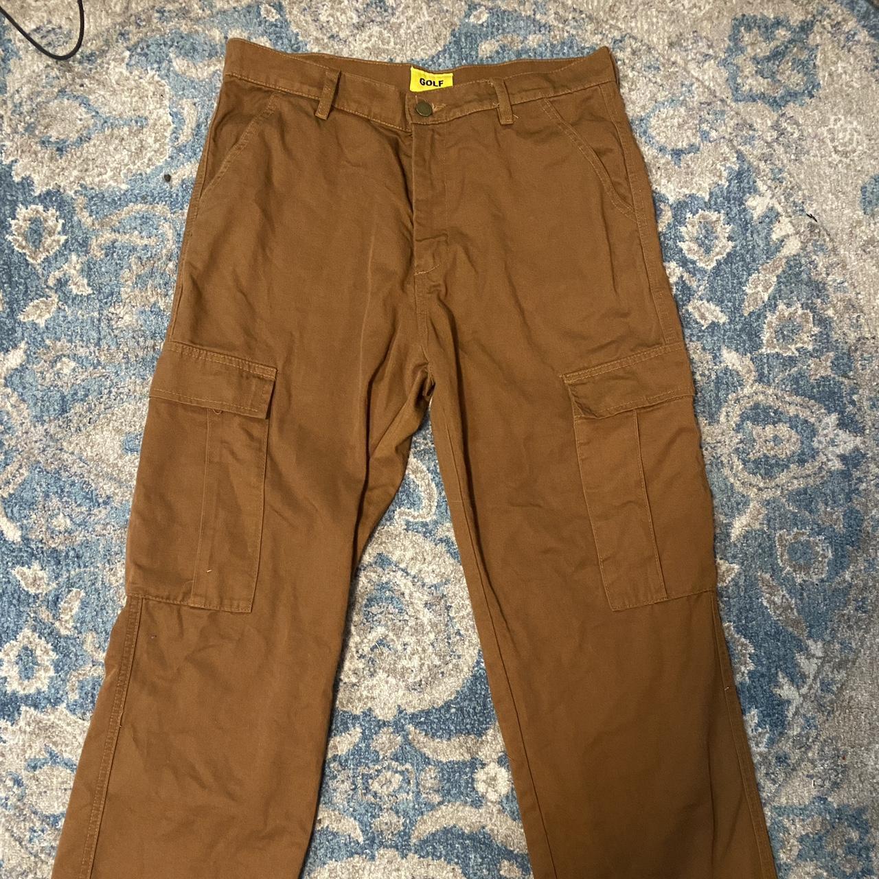 Brown golf-wang-pants - Depop