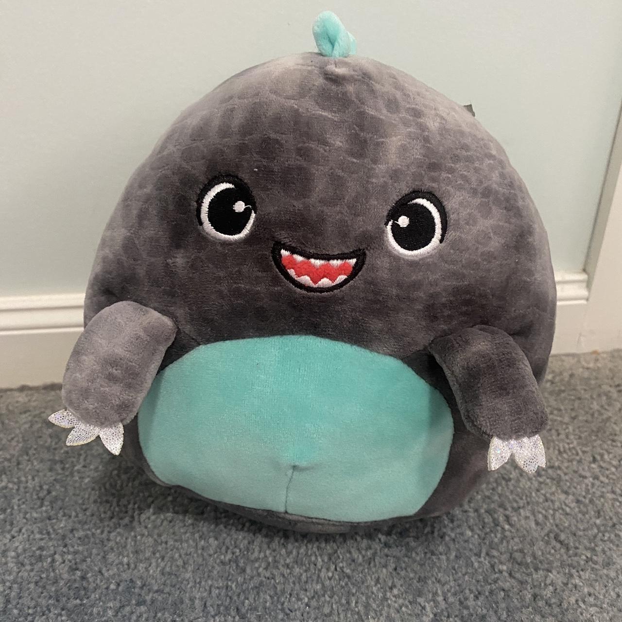 Squishmallows Grey and Blue Stuffed-animals | Depop