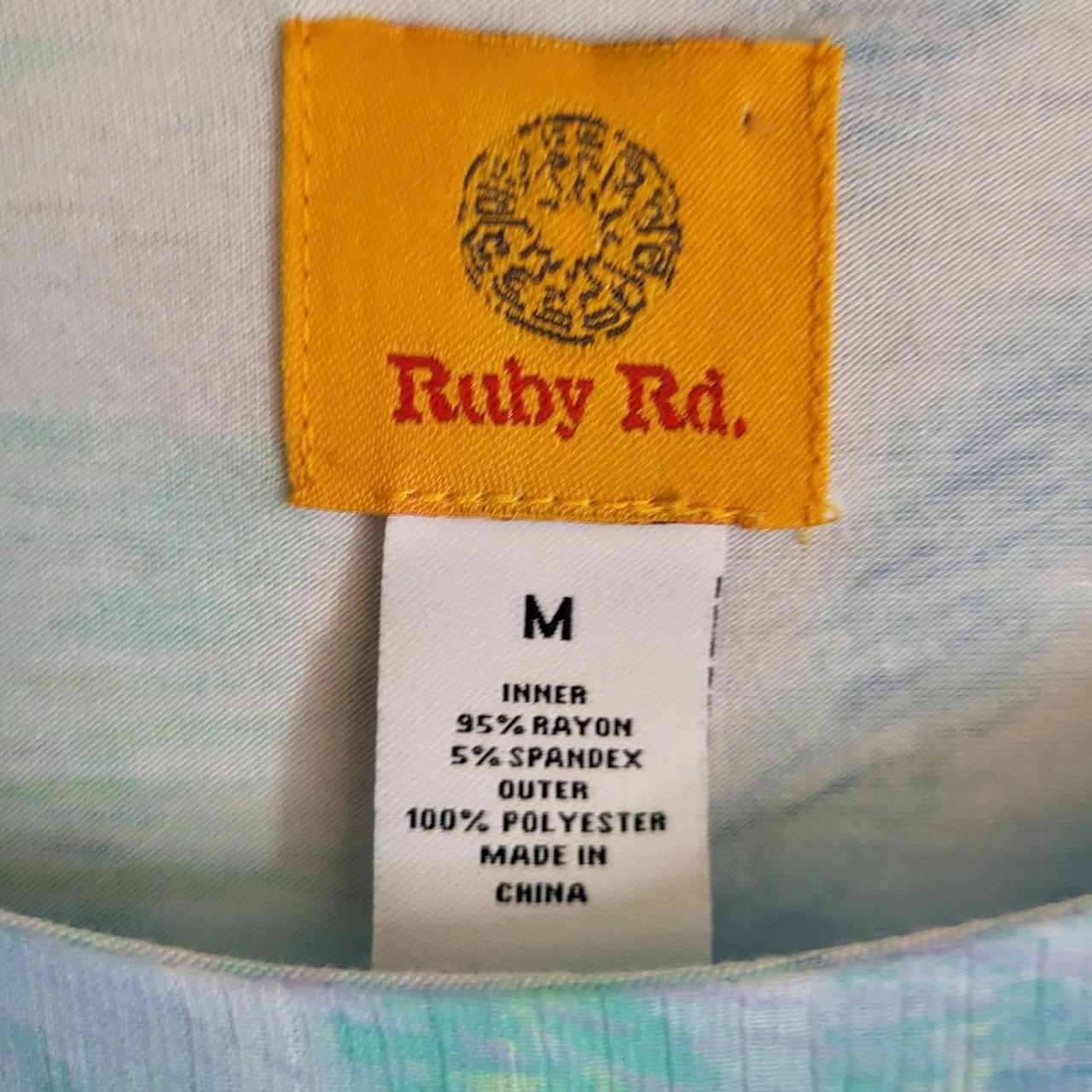 Ruby Rd. Women's Blouse - Blue - M – Ruby Rd Top … - image 3