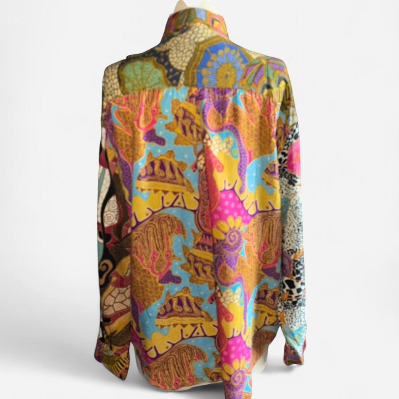 Women's Shirt - Multi/Brown - L – Code zero Multi… - image 5