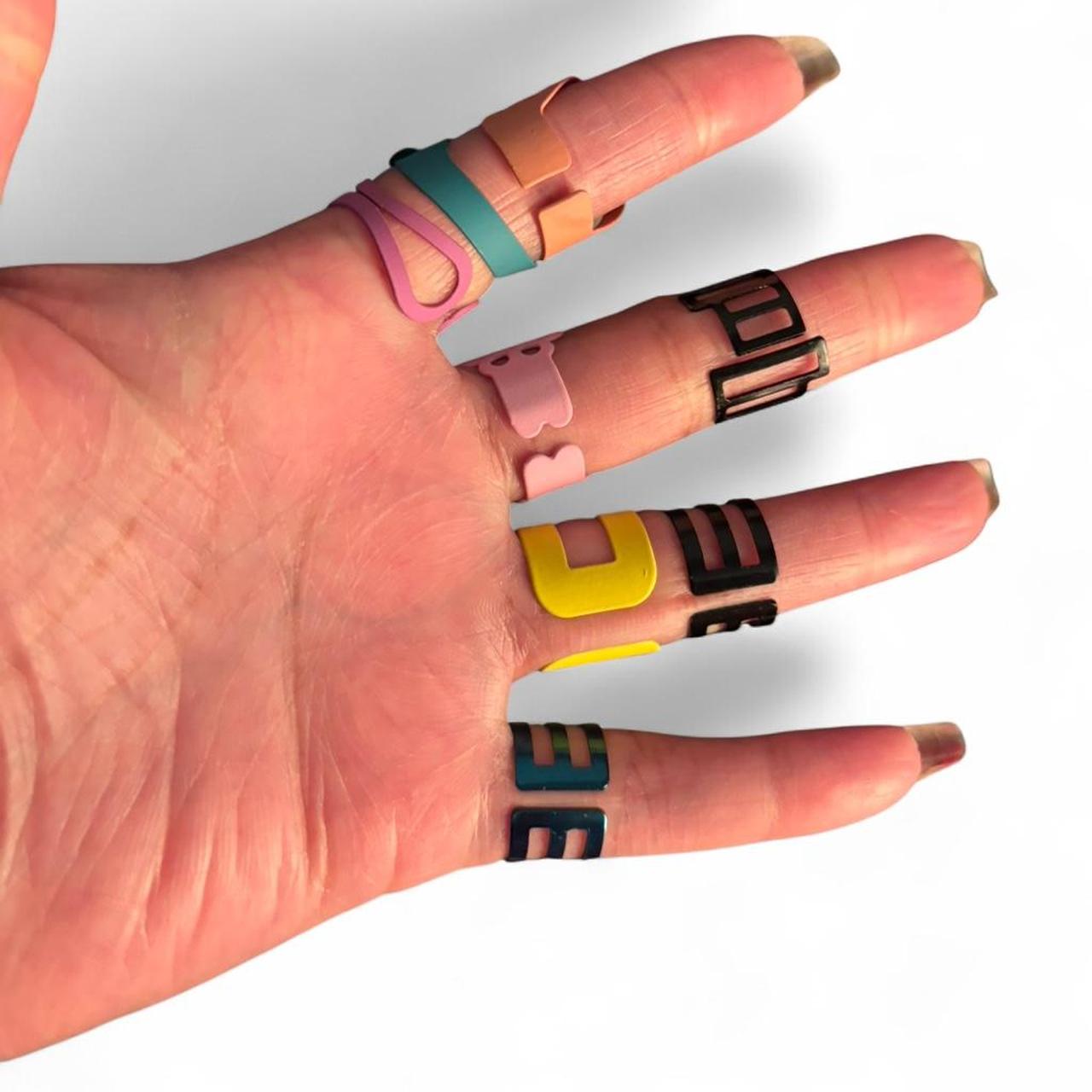 Preloved Women's Ring - Multi – Multi colored adj… - image 2