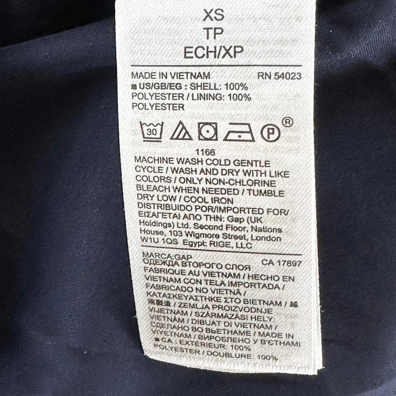 Gap Women's Shirt Dress - Blue - XS – GAP Sleevel… - image 7