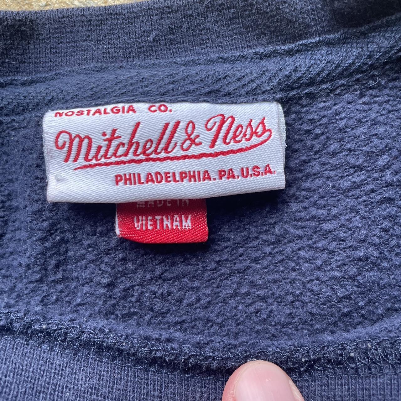 mitchell-ness-men-s-blue-sweatshirt-depop