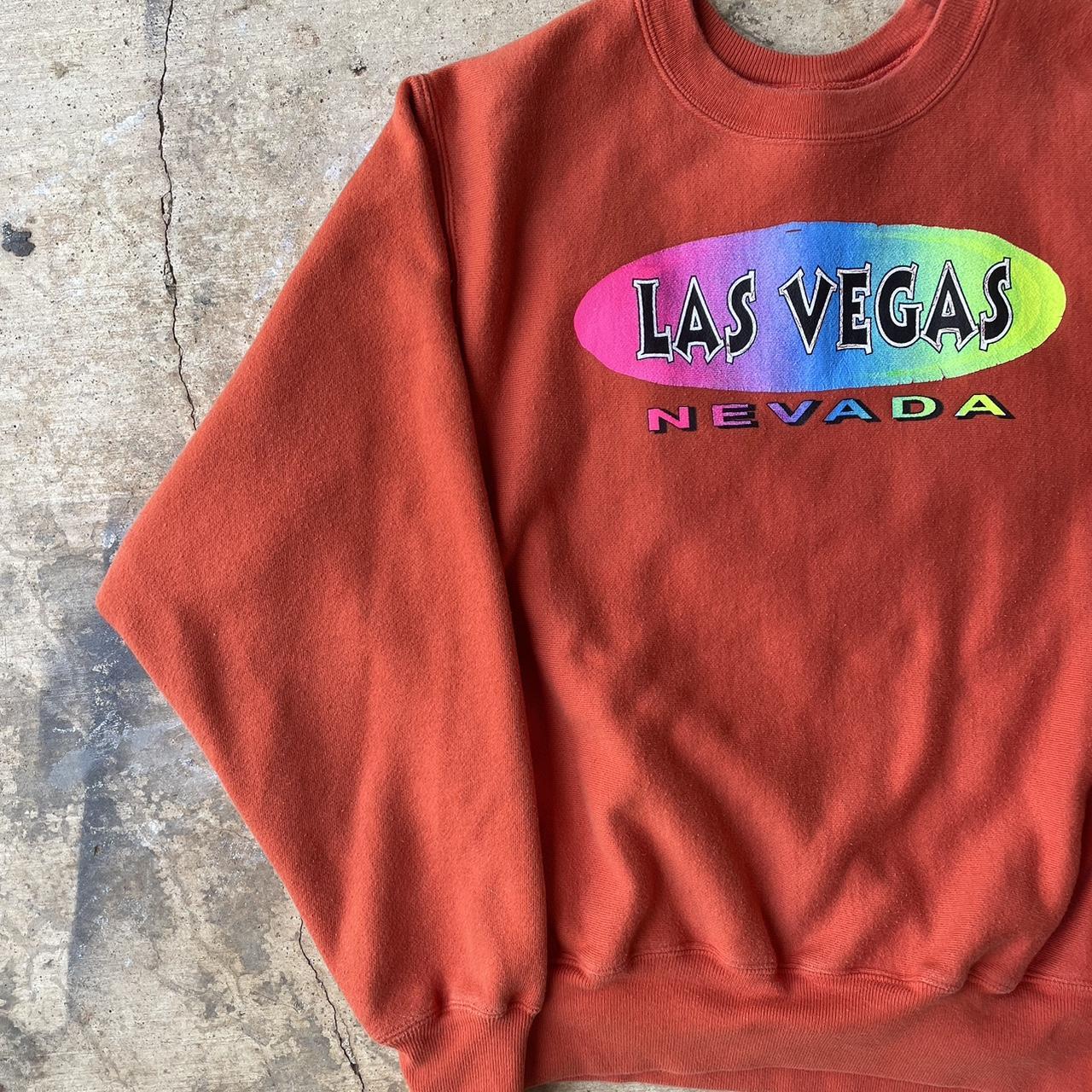 Champion Men's Orange Sweatshirt Depop