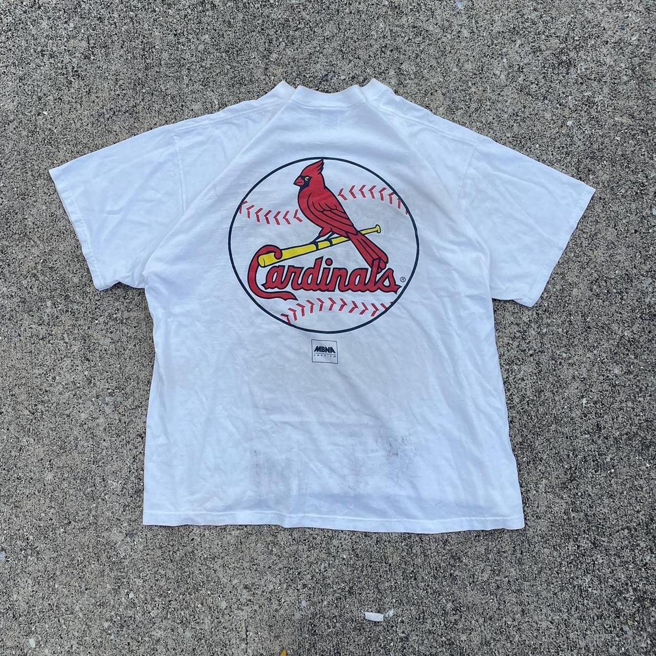 St Louis Cardinals Shirt Men XL Adult Red MLB Baseball Vintage 90s