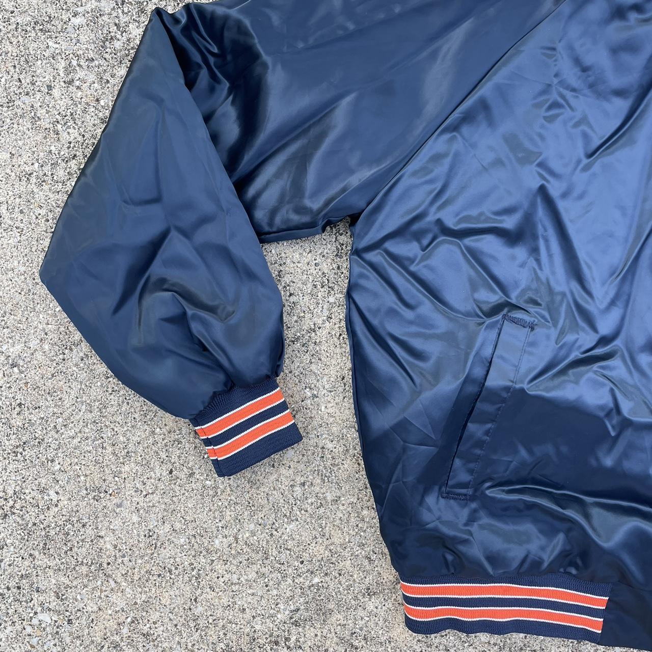 Vintage Starter Chicago Bears Satin Jacket Size - Depop