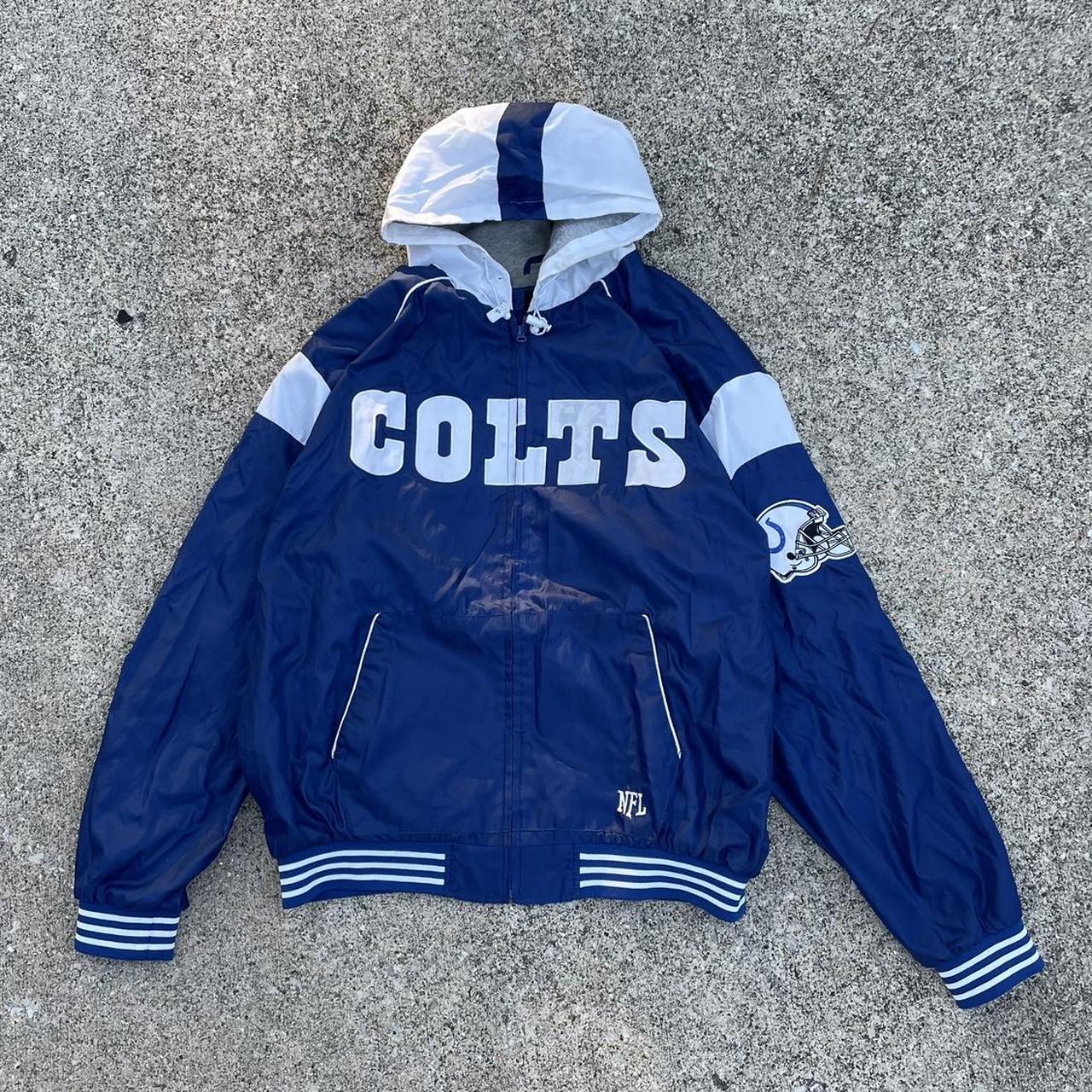 Vintage Indianapolis colts hoodie dated 1995 - Depop