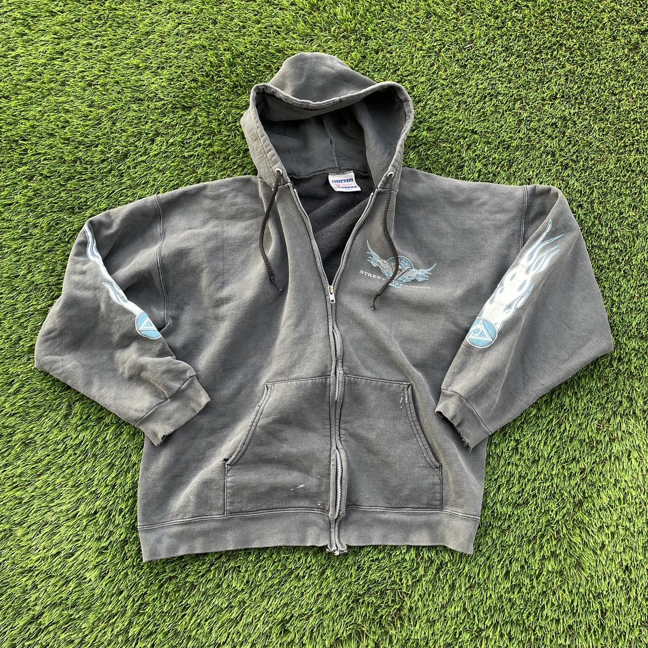 street vibration motorcycle jacket amazing fade... Depop