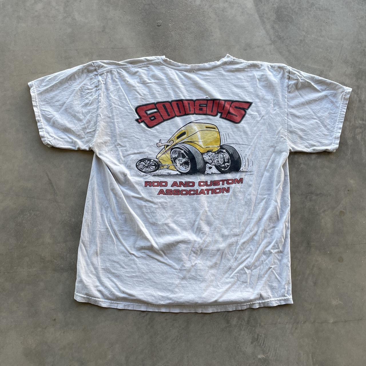 GOOD GUYS vintage car tee great distress fits like L - Depop