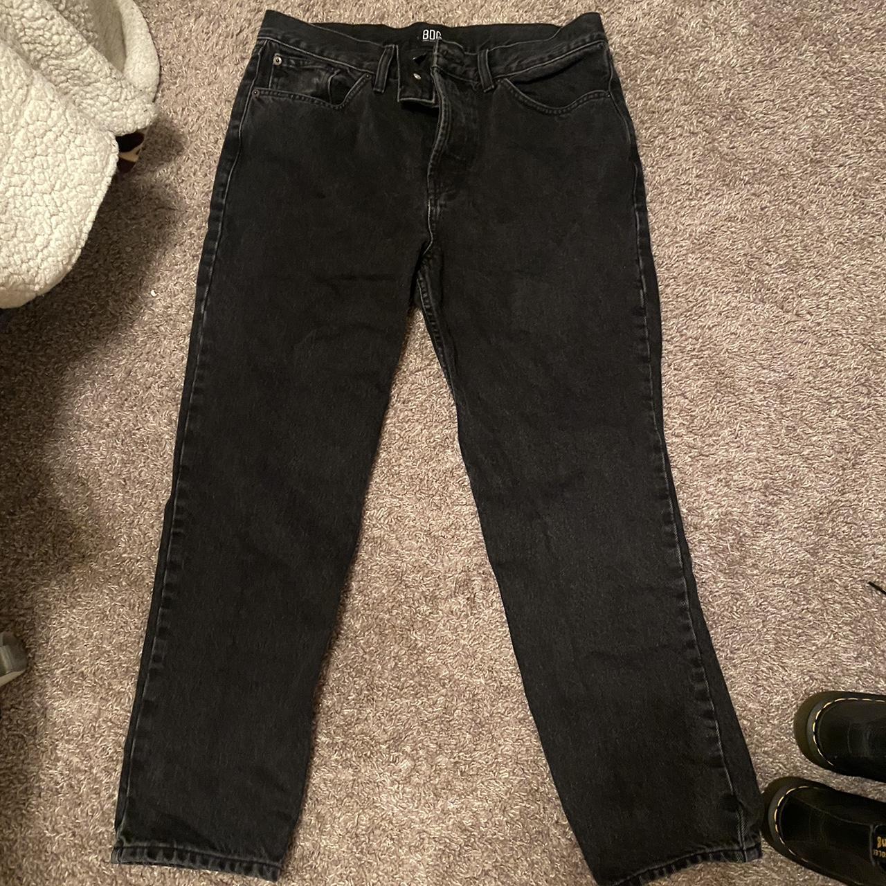 black bdg jeans from urban men’s 32x30 worn once - Depop